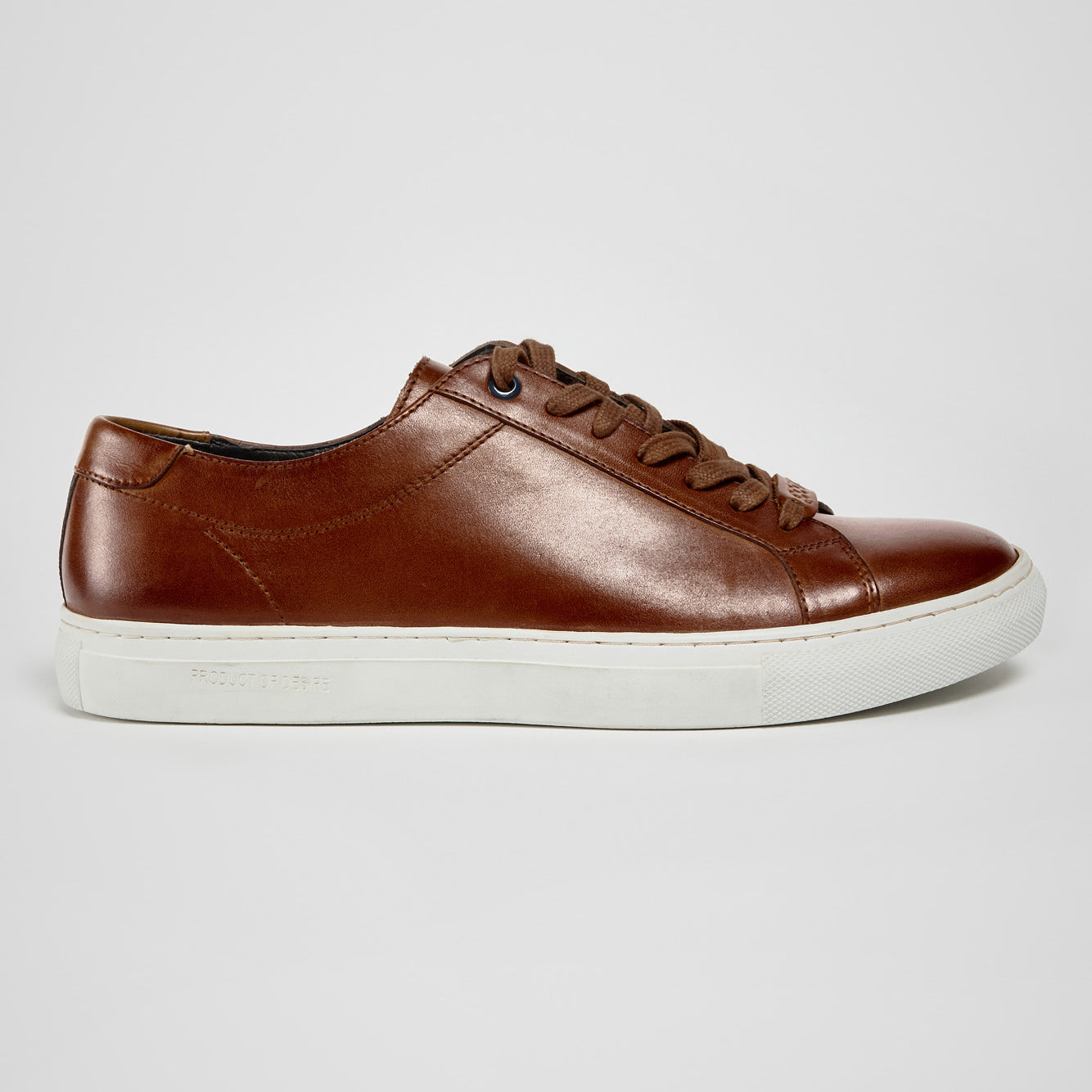 LOUIS LEATHER LACE UP CUPSOLE SNEAKERS