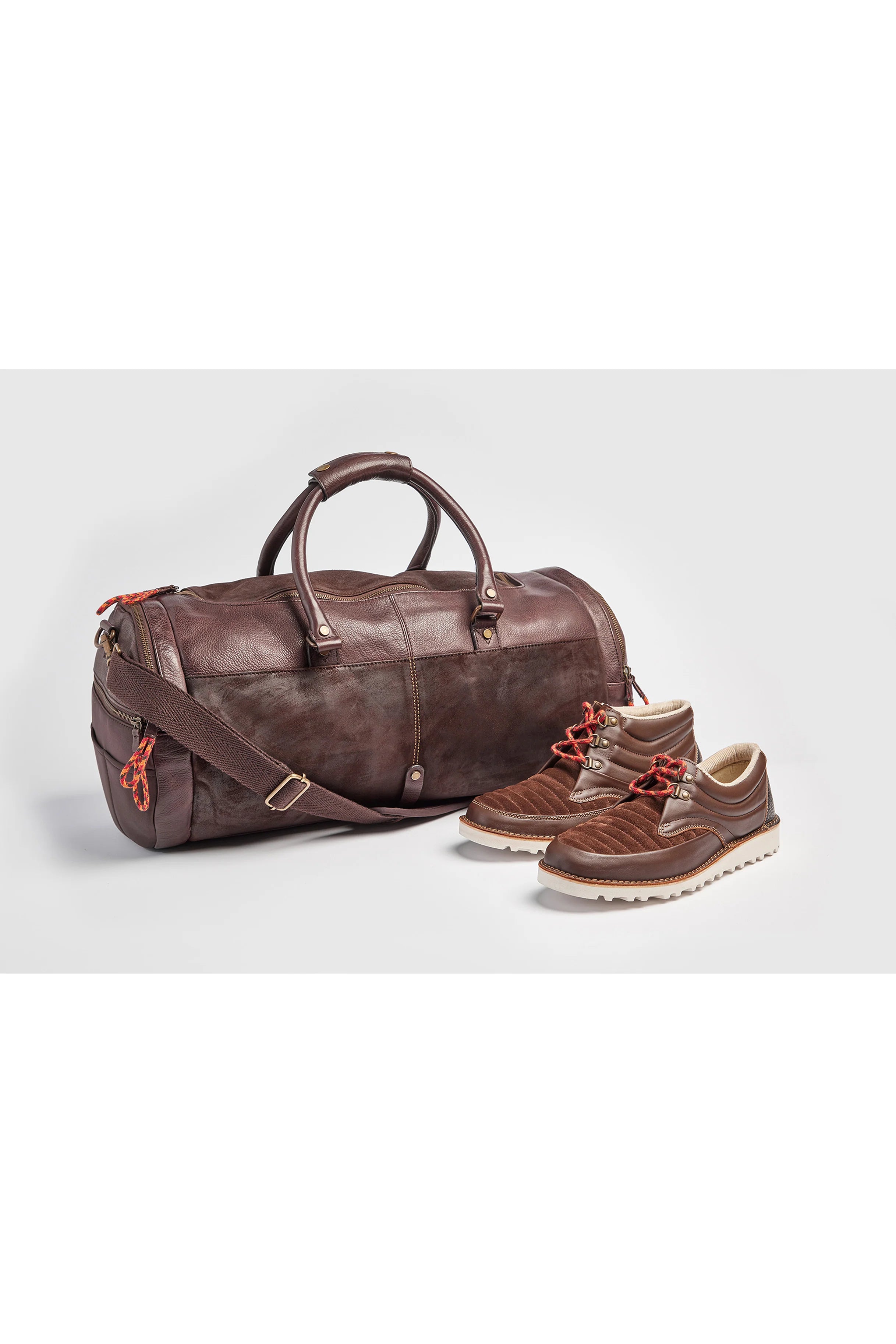 Leather Duffle Bag Men's Overnight Bag Leather Duffel 