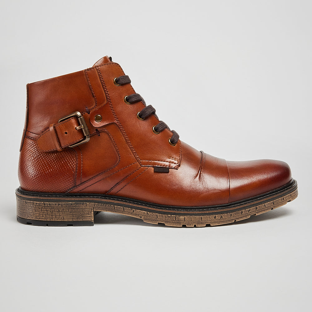 CASSIDY LEATHER LACE UP BOOT
