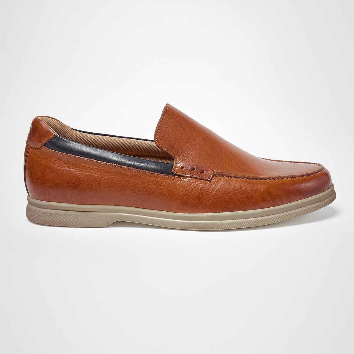 LYLE LEATHER SLIP ON LOAFERS