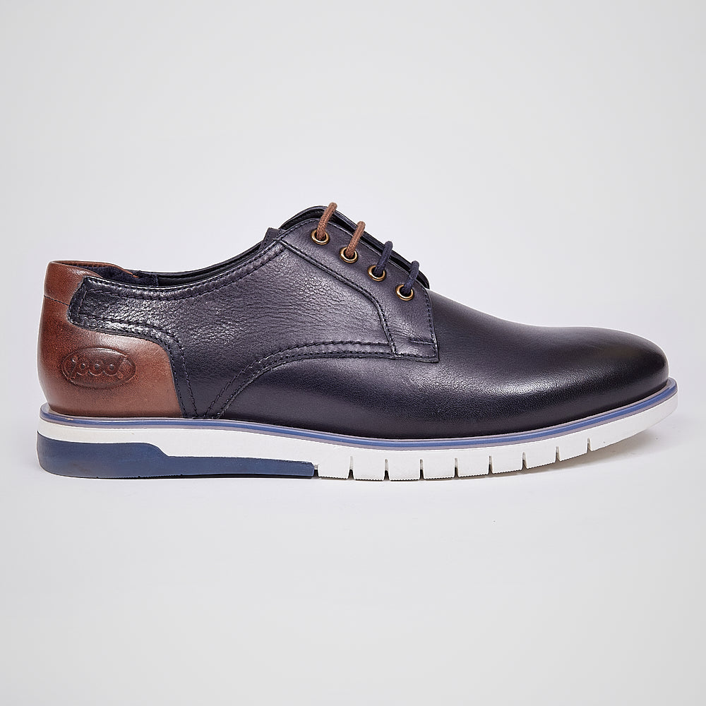 CILLIAN OILED LEATHER LACE UP SHOES