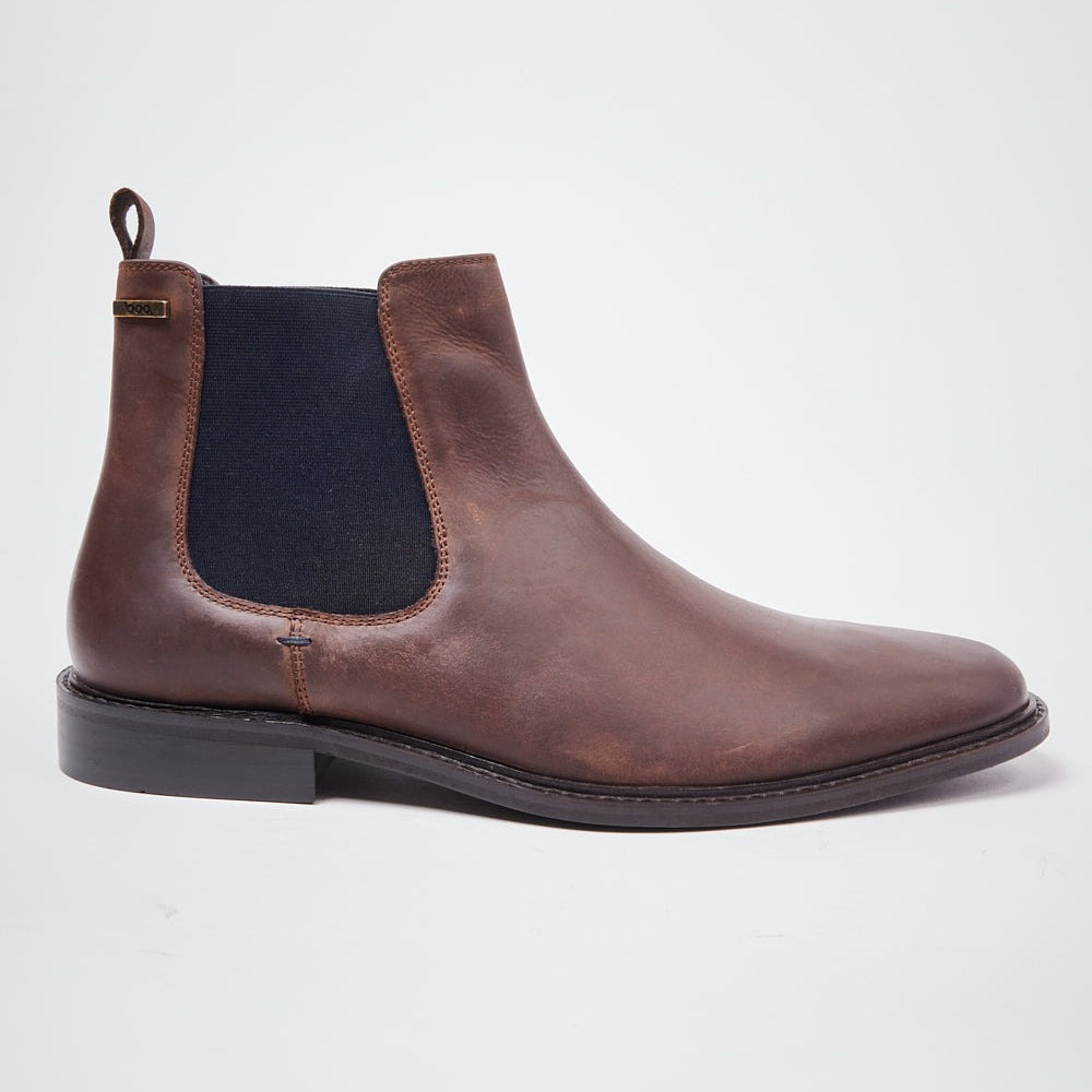 BIRCH LEATHER CHELSEA BOOTS